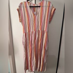 NWT Loft Lou and Grey linen Dress size small